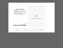 Tablet Screenshot of milessampson.com